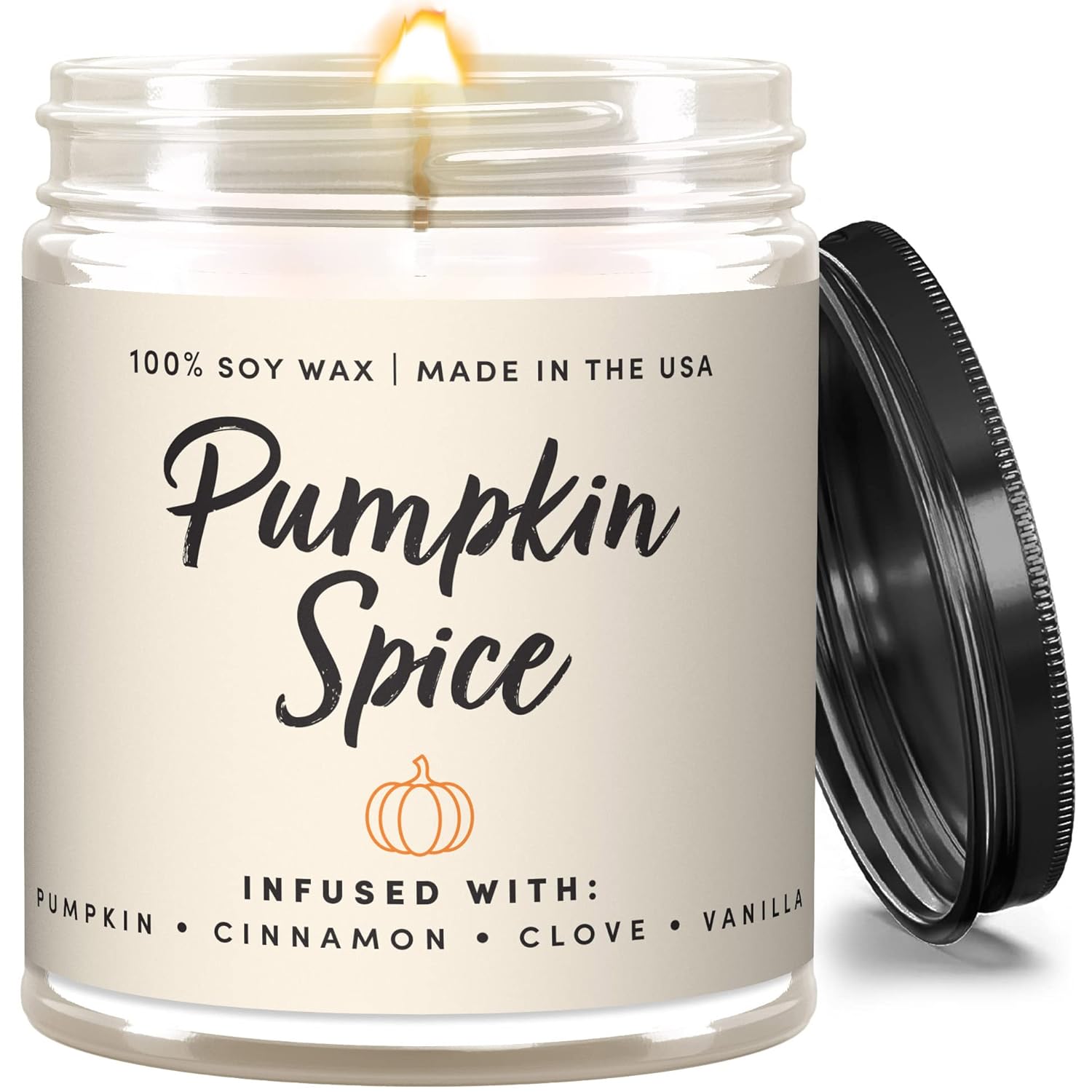 WAX & WIT Fall Candles, Pumpkin Candles, Fall Scented Candles, Fall Gifts for Wo...