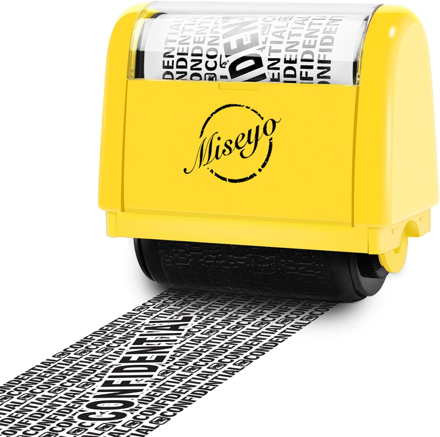 Miseyo Wide Roller Stamp Identity Theft Stamp 1.5 Inch Perfect for Privacy Prote...