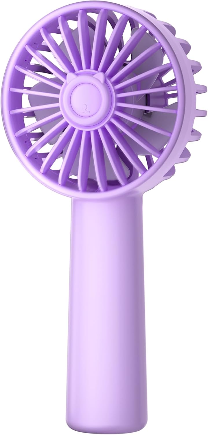 KIDEE Mini Portable Fan, Small Handheld Fan with 3 Speeds, Small Hand Fan USB Re...