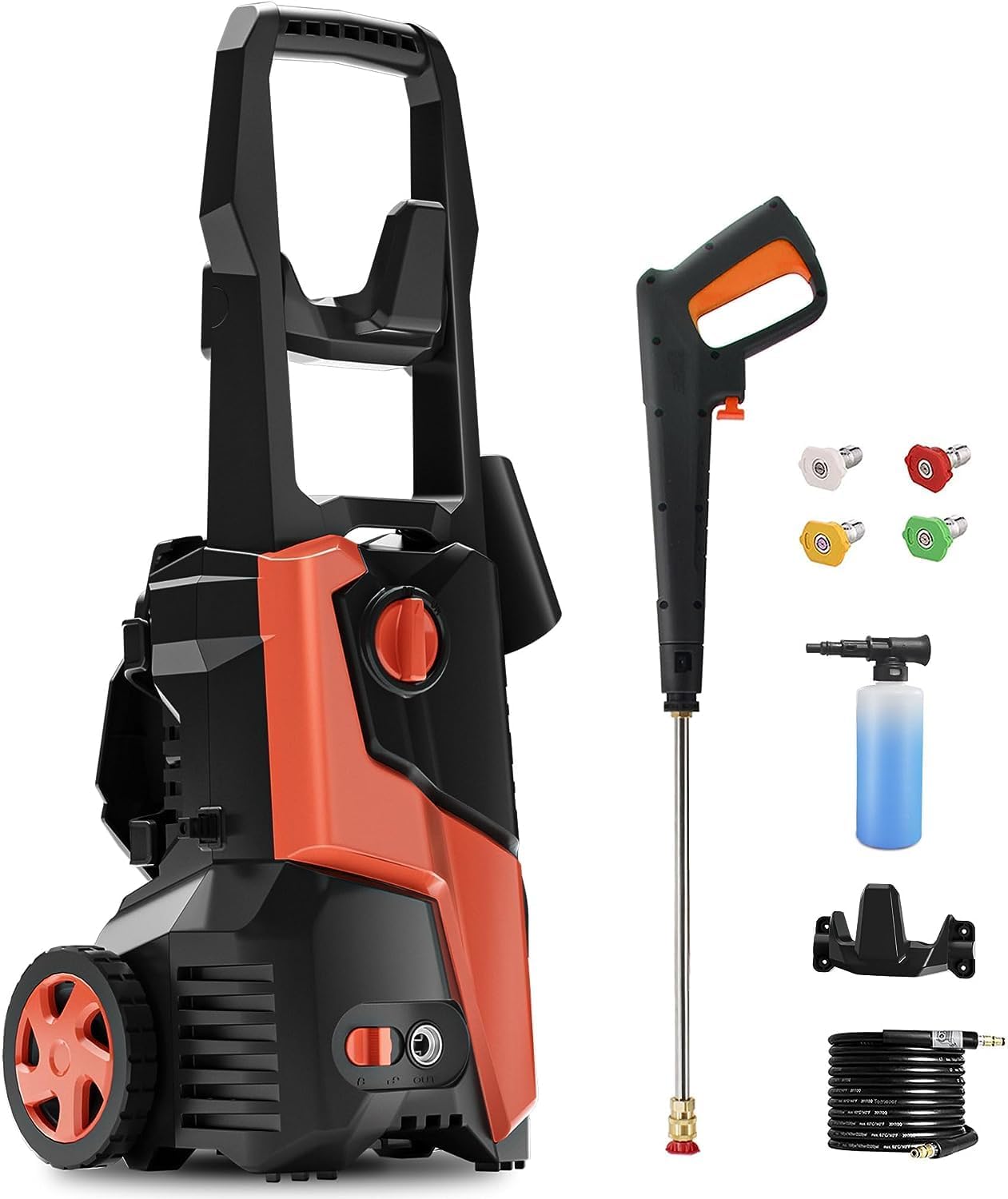 Powerful Electric Pressure Washer 4800PSI Max 2.9 GPM, Power Washer with 4 Quick...