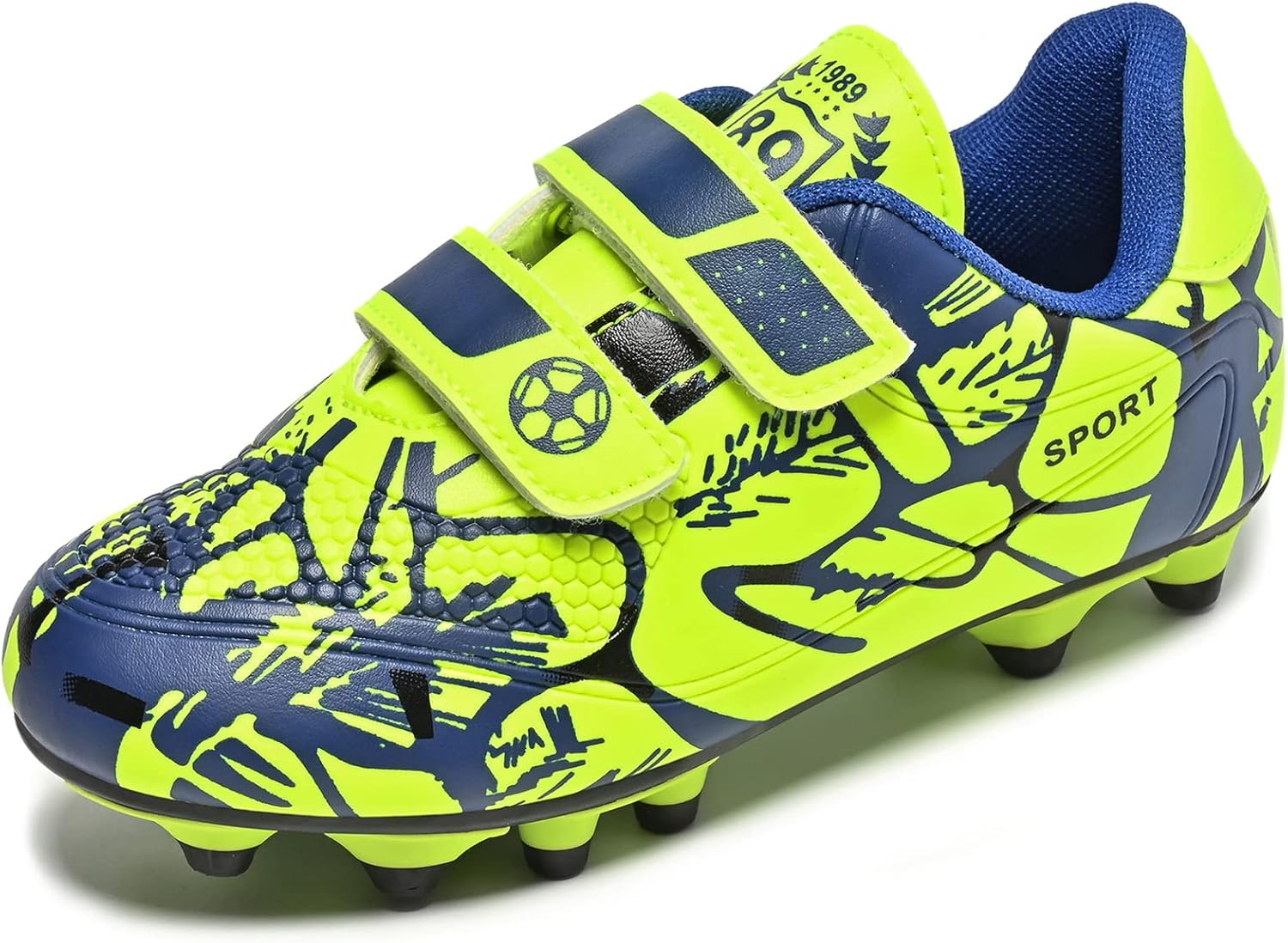 Kids Football Boots, Unique Astro Turf Trainers for Boys and Girls, Special Non-...
