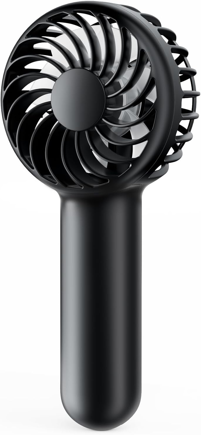Gaiatop Mini Portable Fan, 3 Speed Powerful Handheld Fan, 2000mAh Battery Operat...
