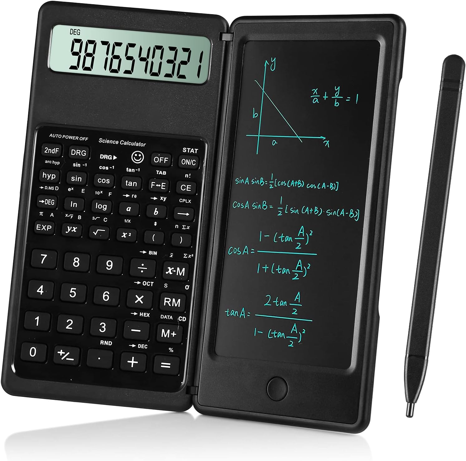 Scientific Calculators for Students, 10-Digit Large Screen, Math Calculator with...