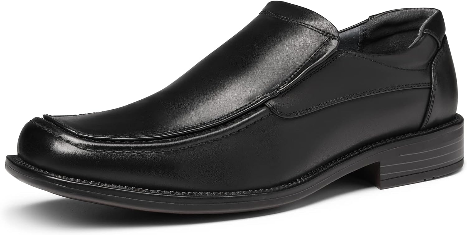 Bruno Marc Men's Goldman-02 Slip on Dress Loafers, Special Leather Lined Square...