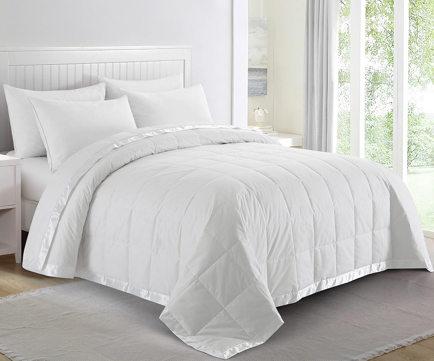 Puredown® Blankets King Size, Special Soft Lightweight Down Blanket for All Seas...