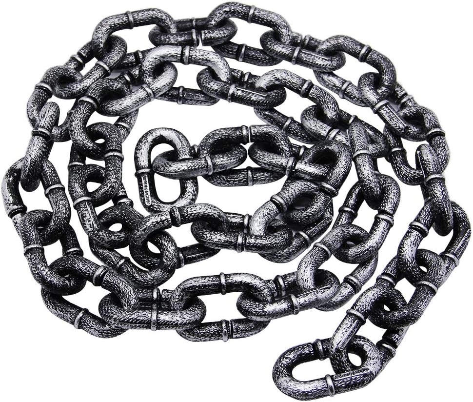 Zcaukya Halloween chains, Plastic Chains Props, 6 Feet Decoration Chain, Great f...