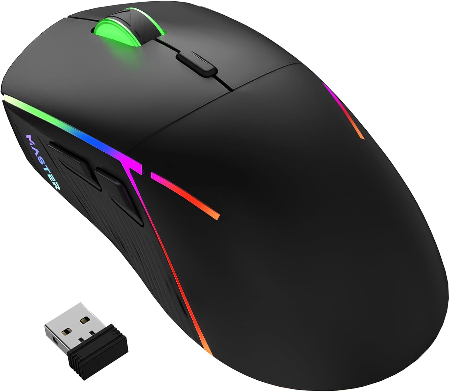 Gvyugke Wireless Gaming Mouse, Wireless Mouse Rechargeable 16,000 DPI, 2.4G/Wire...