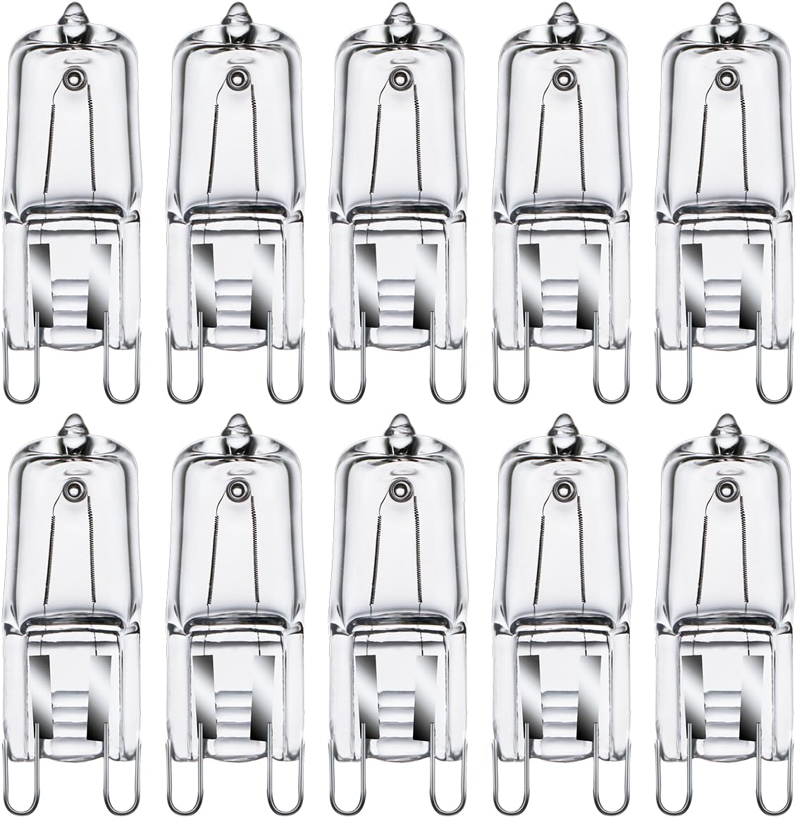 GMY G9 Halogen Light Bulbs 34W G9 Capsule Light Bulbs 230V 2700K Warm White Dimm...