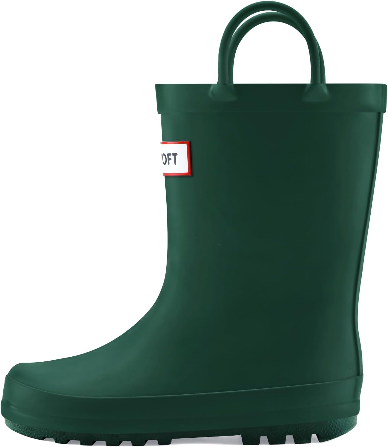 mysoft Kids Rain Boots for Girls Boys Toddler Waterproof Rubber Cute Printed wit...