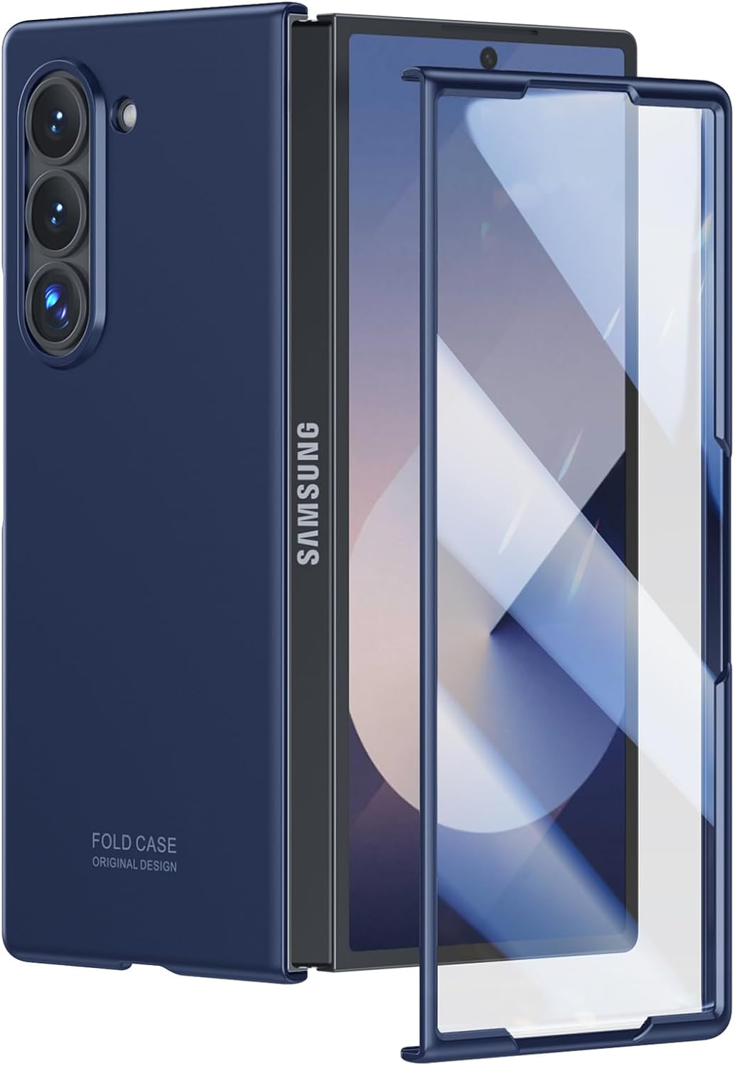 Vizvera for Samsung Galaxy Z Fold 6 Case, Built in Screen Protector Full Body Co...