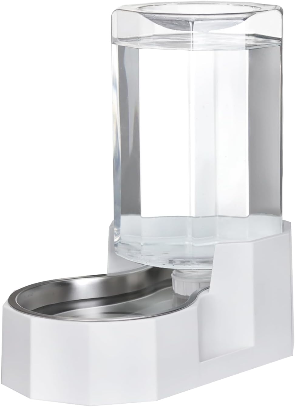 RIZZARI Automatic 6.3L Gravity Pet Water Dispenser with Stainless Steel Bowls, 1...