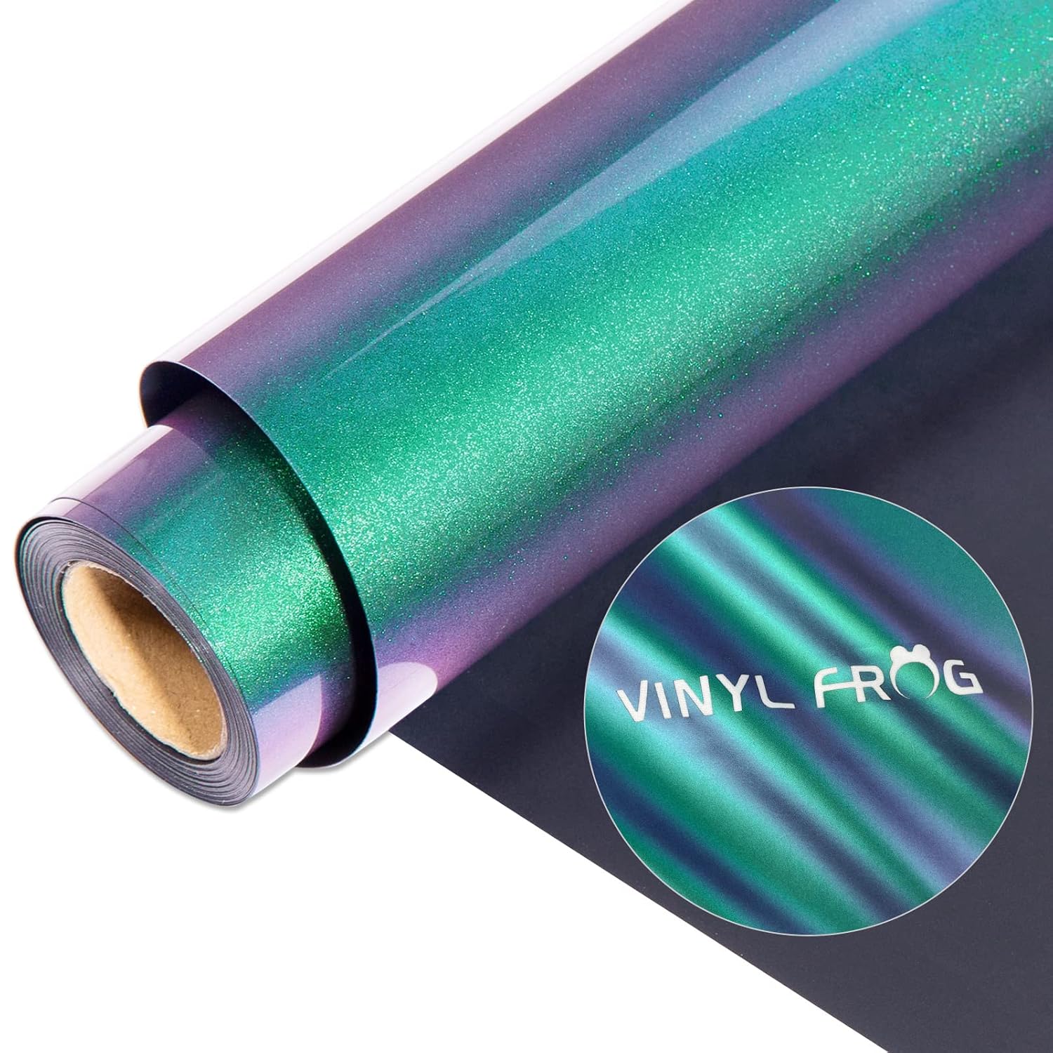 VINYL FROG Heat Transfer Vinyl, Unique HTV Vinyl for Gradient Change, Special Ir...