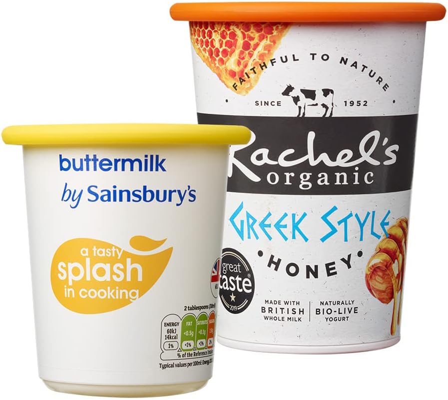 MOOPOPS Pot Tops, Unique Reusable Silicone Tops, Smart Tops for Standard Yogurt...