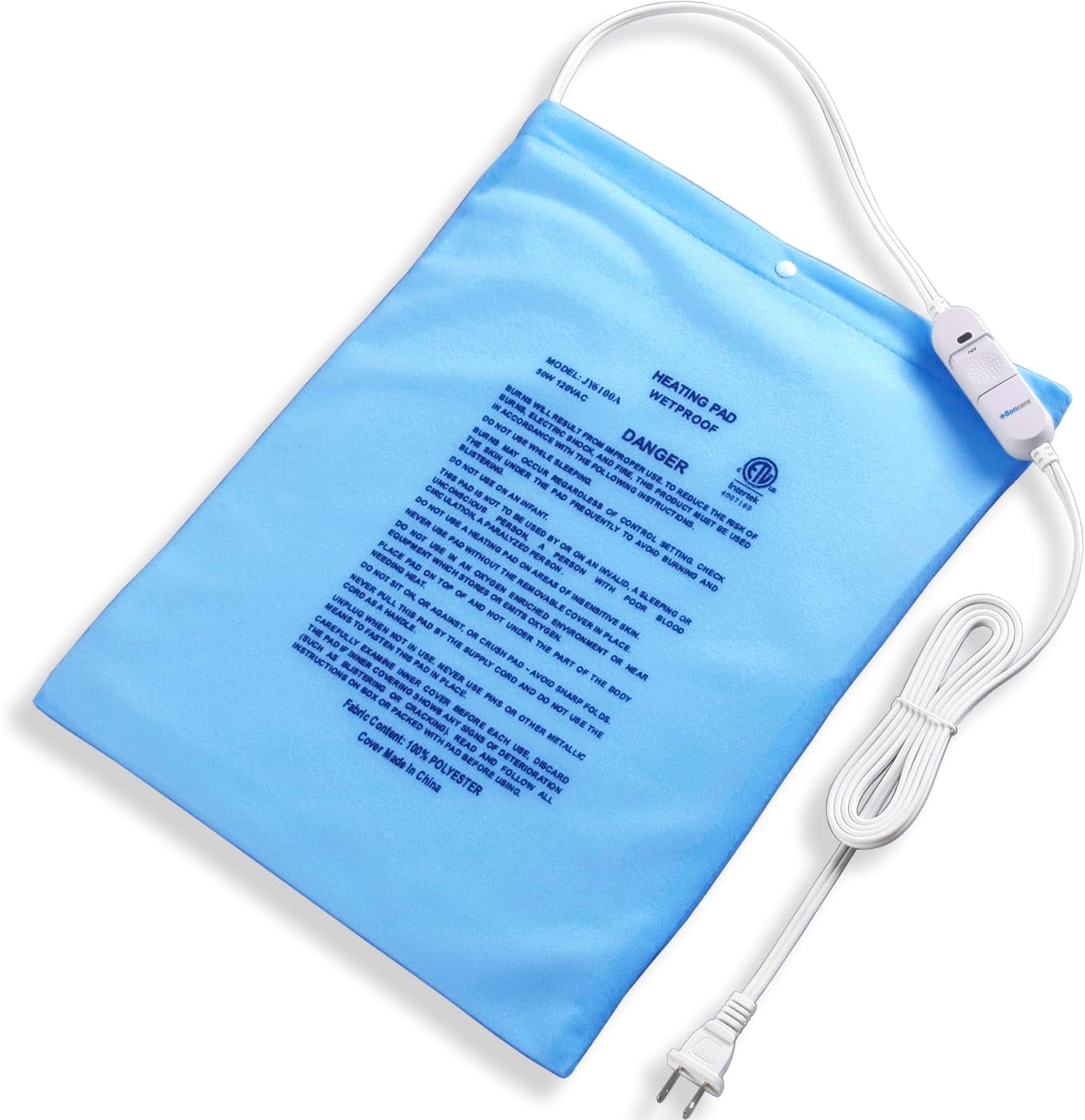 Boncare® Small Heating Pad Without Auto Shut Off for Cramps and Back Pain Relief...