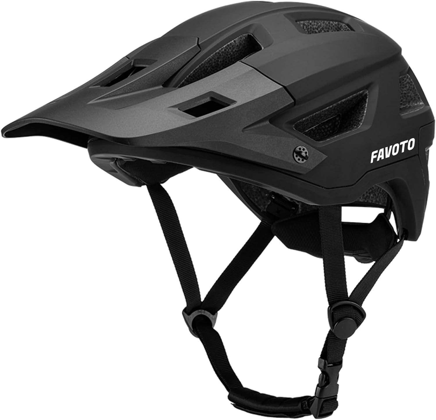 Favoto Mountain Bike Helmet - Dual Shell Lightweight MTB Bicycle Helmet for Adul...