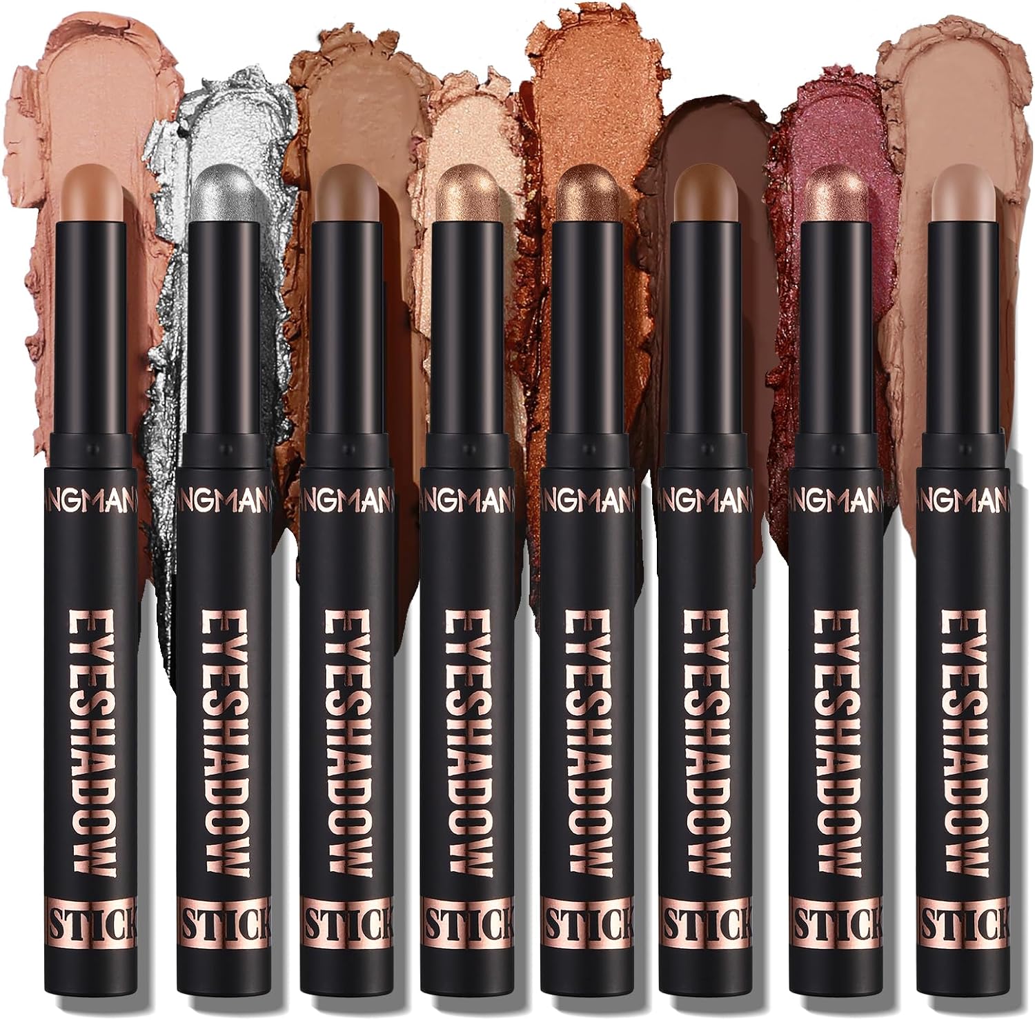 XINYUNXIN 8PCS Eyeshadow Stick, Special Creamy Matte Shimmer Eye Shadow Pencil,...