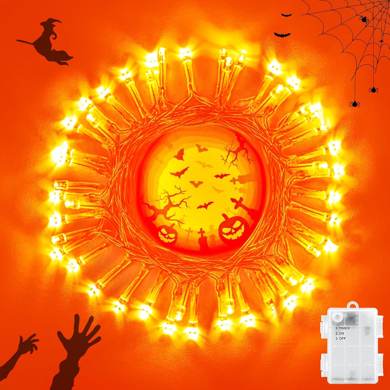 FFZZKJ Fairy Lights Battery Operated Waterproof String Lights with Timer 3M 30 L...