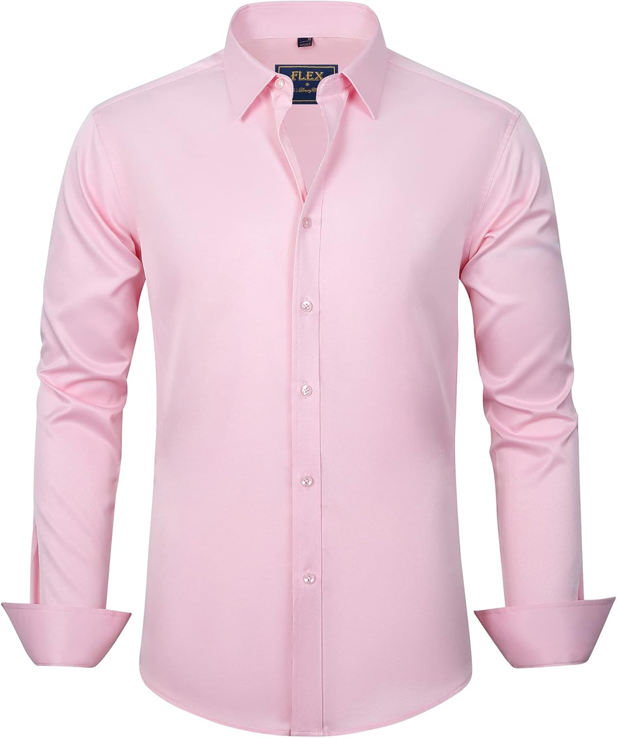 J.VER Men's Long Sleeve Dress Shirt, Special Non Iron Business Formal Shirt, Inn...
