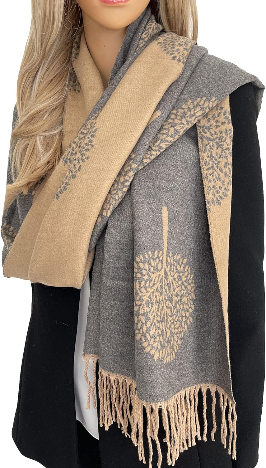 The Accessory Co. Cashmere Scarf, Special Blanket Scarf Reversible for Women Pas...