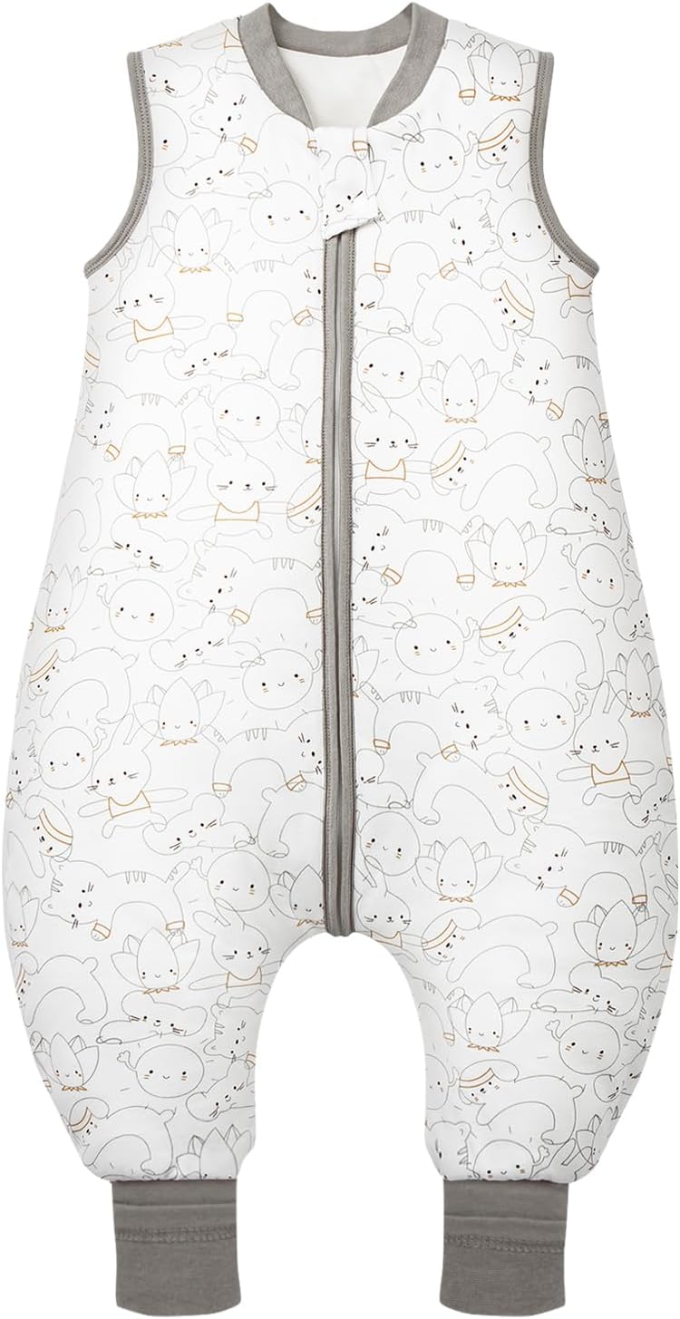 MIKAFEN Baby Winter Sleeping Bag with Feet, Special 100% Cotton Kids Sleeping Ba...