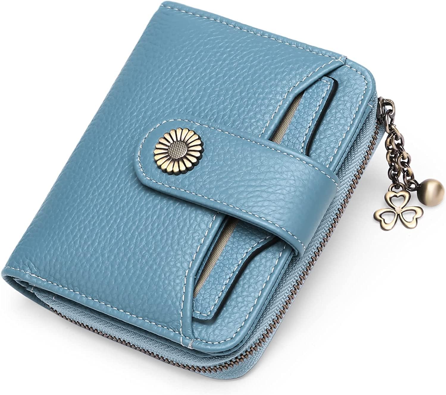 SENDEFN Purses, Special Leather Wallet for Women, Innovative Genuine Leather Bif...