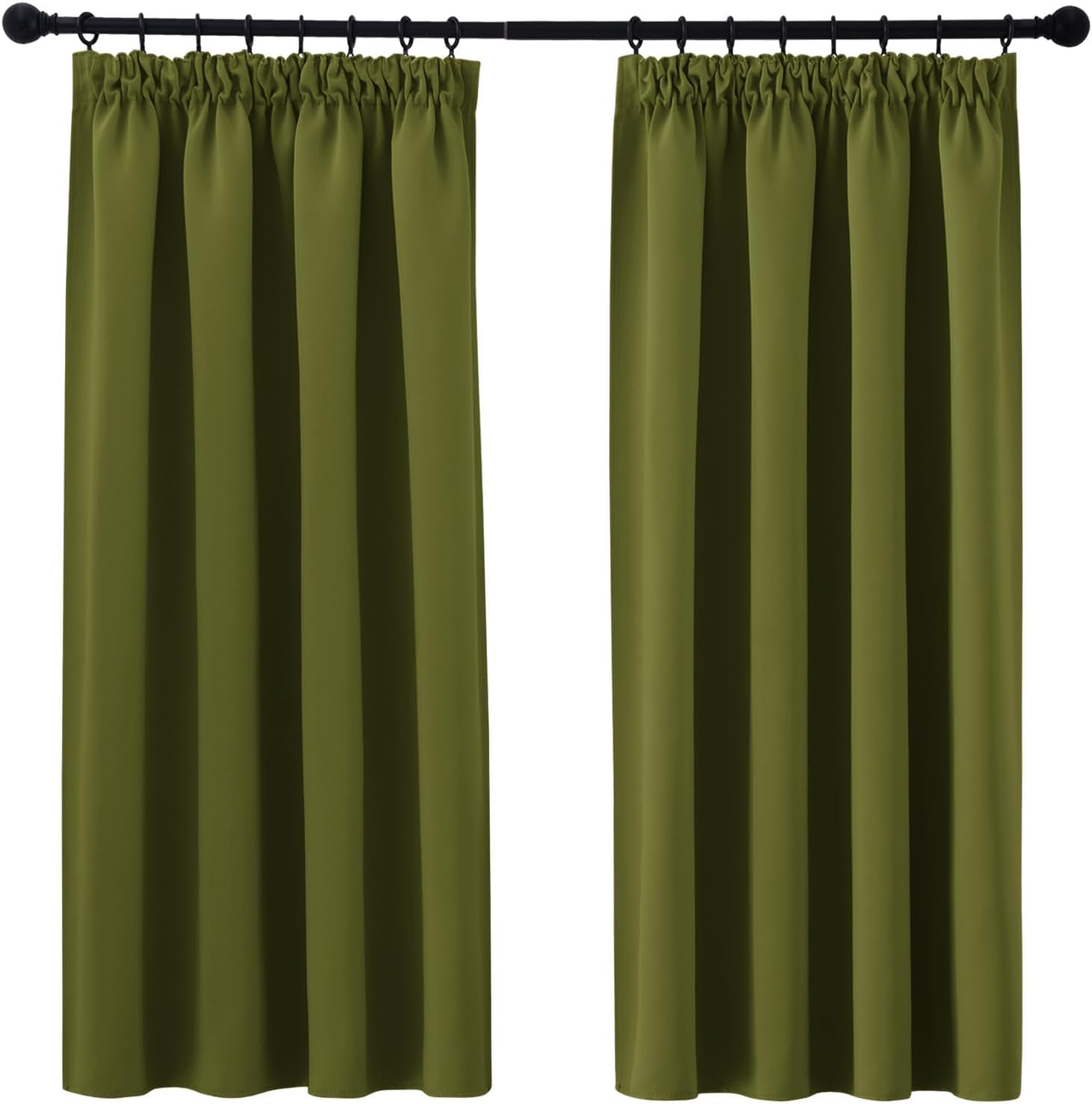 PONY DANCE Blackout Curtains, Special Window Covering for Noise Reducing, Innova...