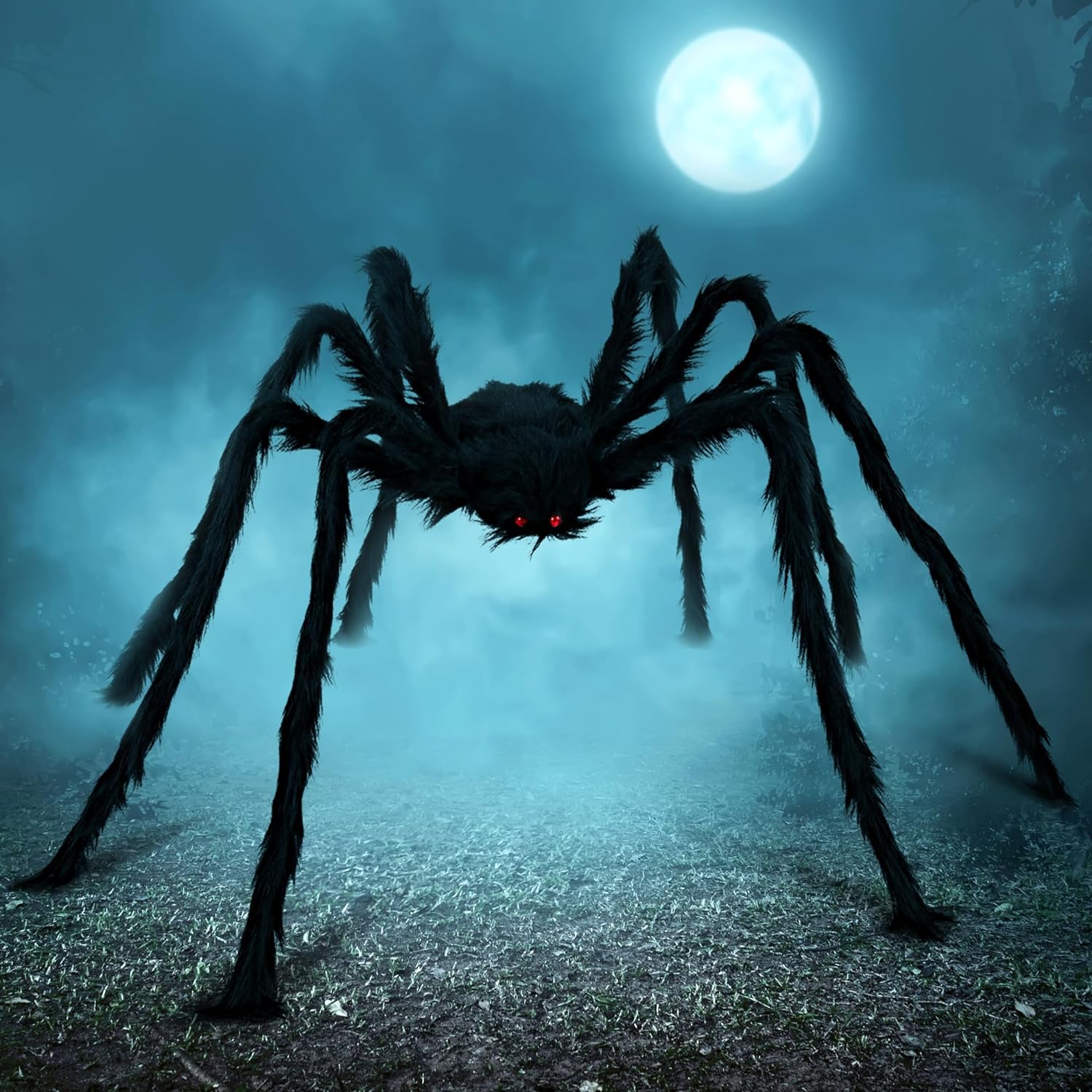 JOYIN Halloween Decorations, Special Giant Spider for Halloween, Unique 5 Ft Spi...