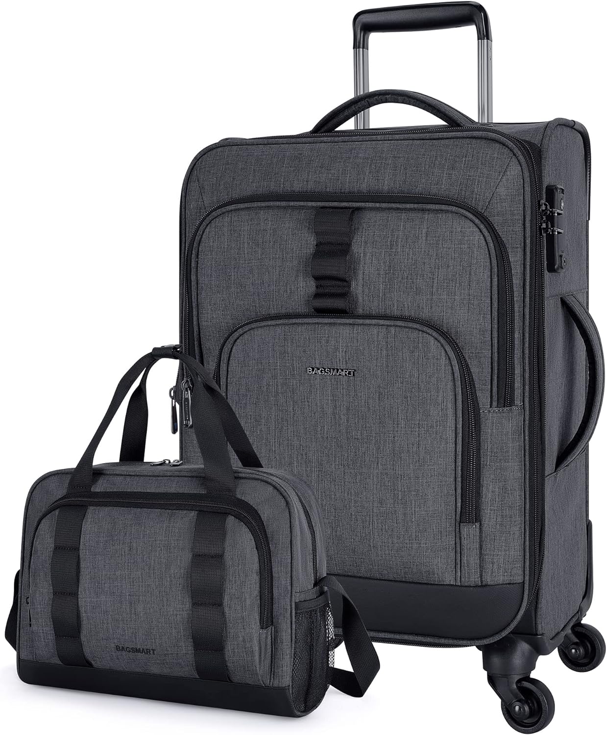 BAGSMART Expandable Carry on Luggage, Special Lightweight 20 Inch Suitcase Airli...