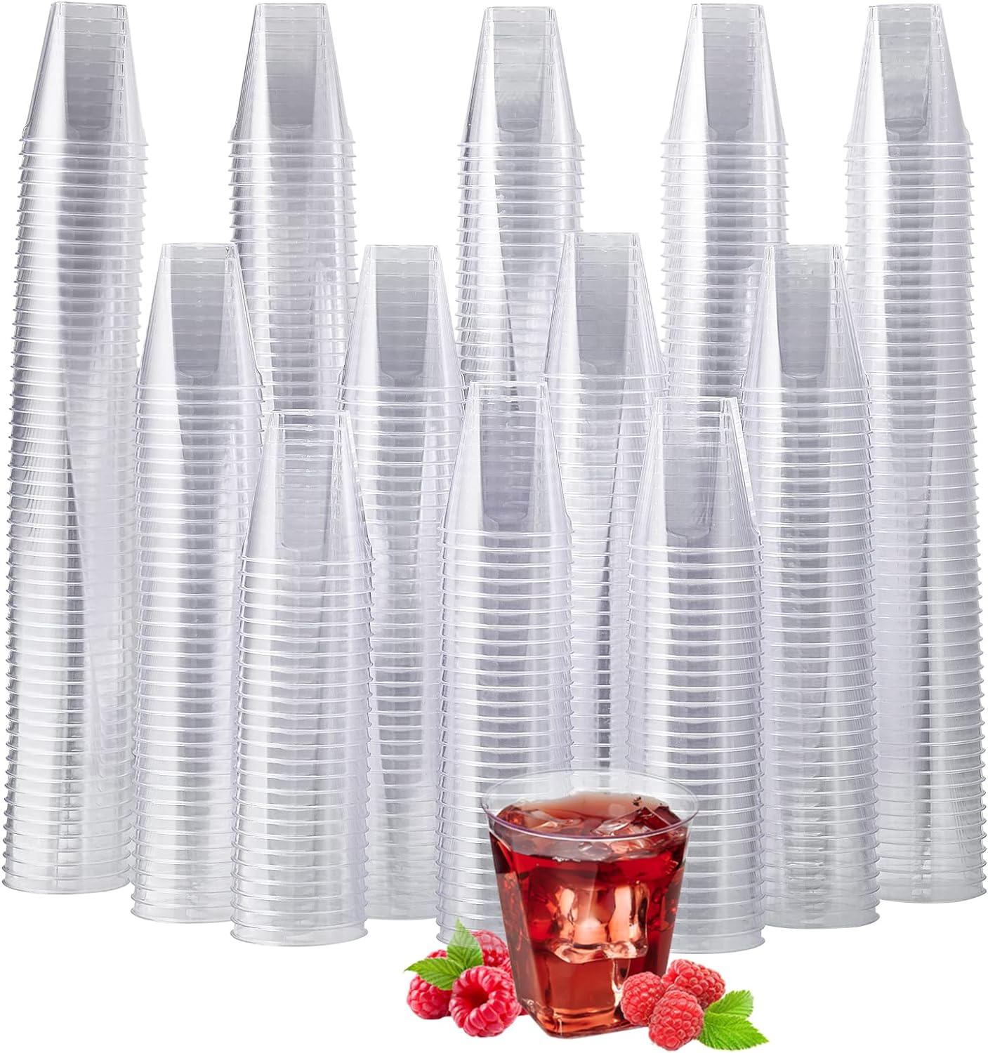 JOLLY CHEF 500 Pack, Special Plastic Shot Glasses,...