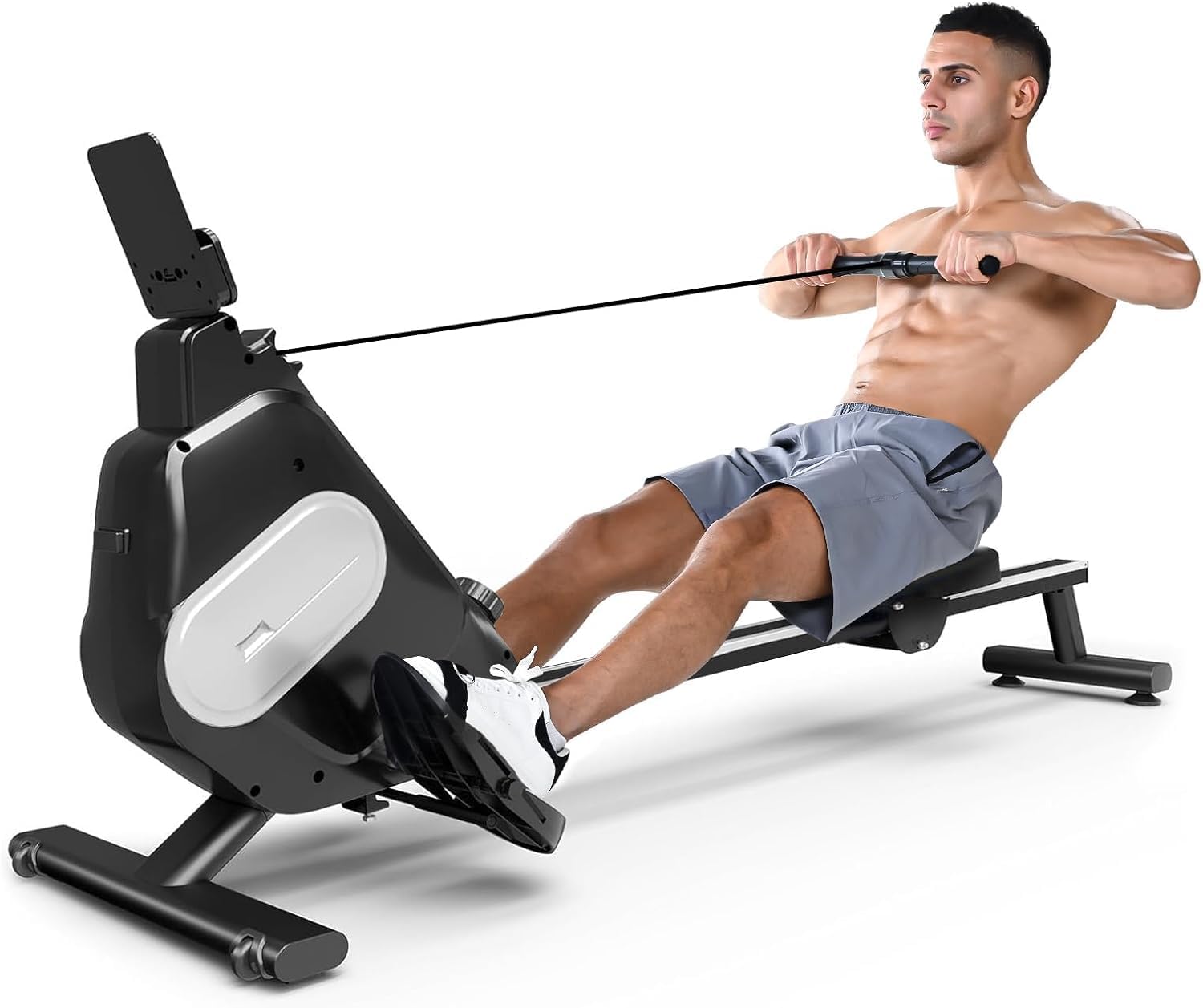 Jupgod Magnetic/Folding Rowing Machine for Home Use Rower Machine for Home Gym O...