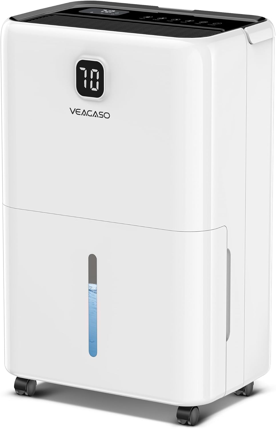 5,500 Sq. Ft Dehumidifier for Basement, VEAGASO 80 Pints Dehumidifiers for Home,...