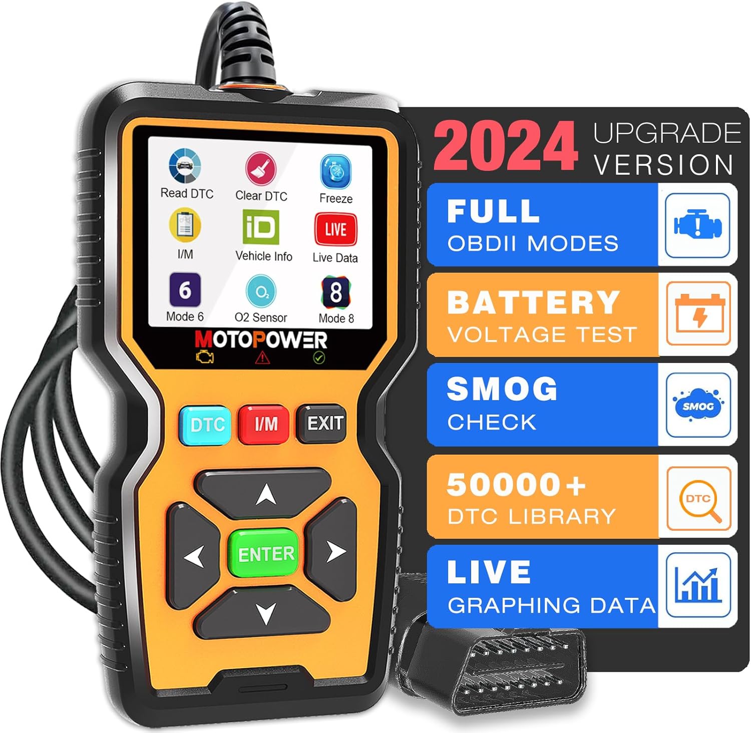 MOTOPOWER MP69039 Car OBD2 Scanner Code Reader Engine Fault Code Reader Scanner...