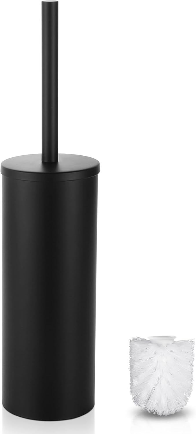 Gricol Toilet Brush Stainless Steel Toilet Brushes & Holder Free Standing Toilet...