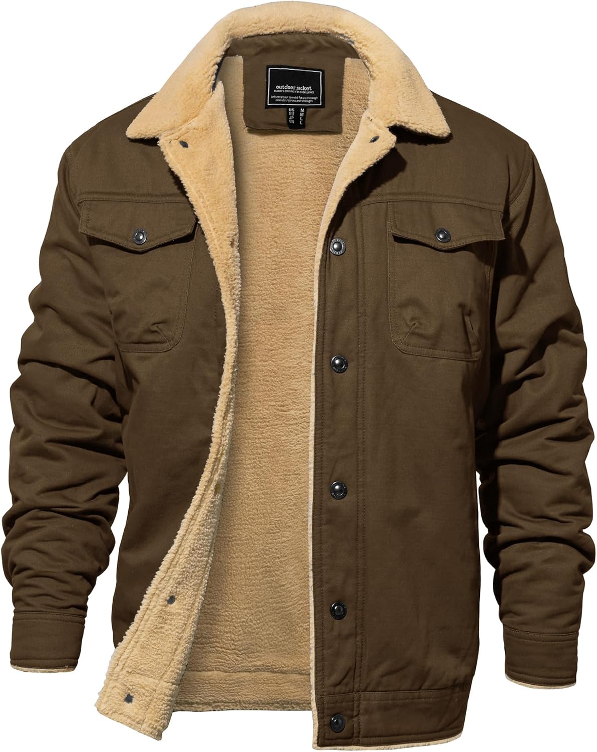 EKLENTSON Men's Winter Jacket, Special Men's Coat for Winter, Innovative Thick T...
