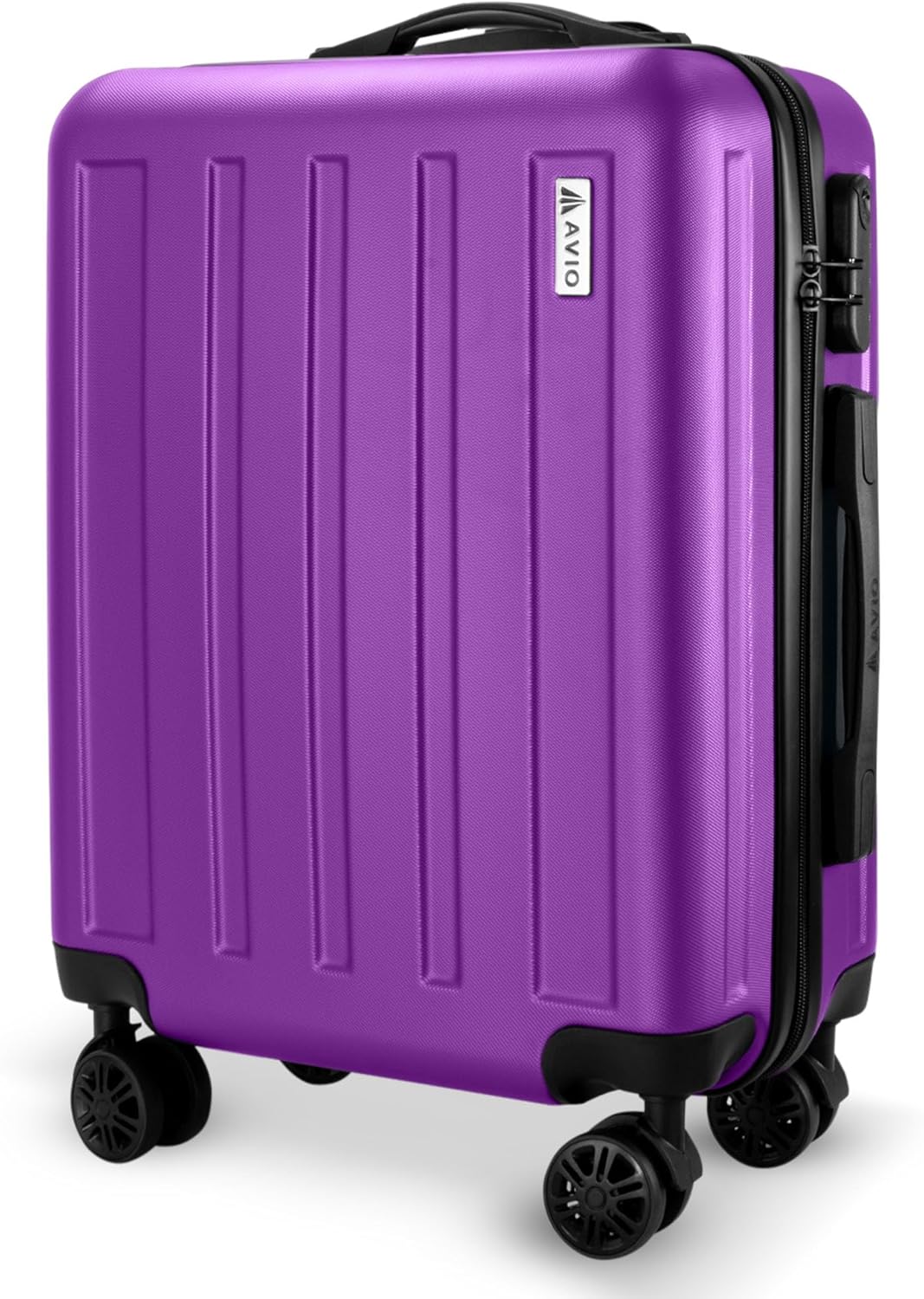 AVIO Jett Cabin Suitcase, Special Lightweight Double-Wheel Luggage Bag with Comb...