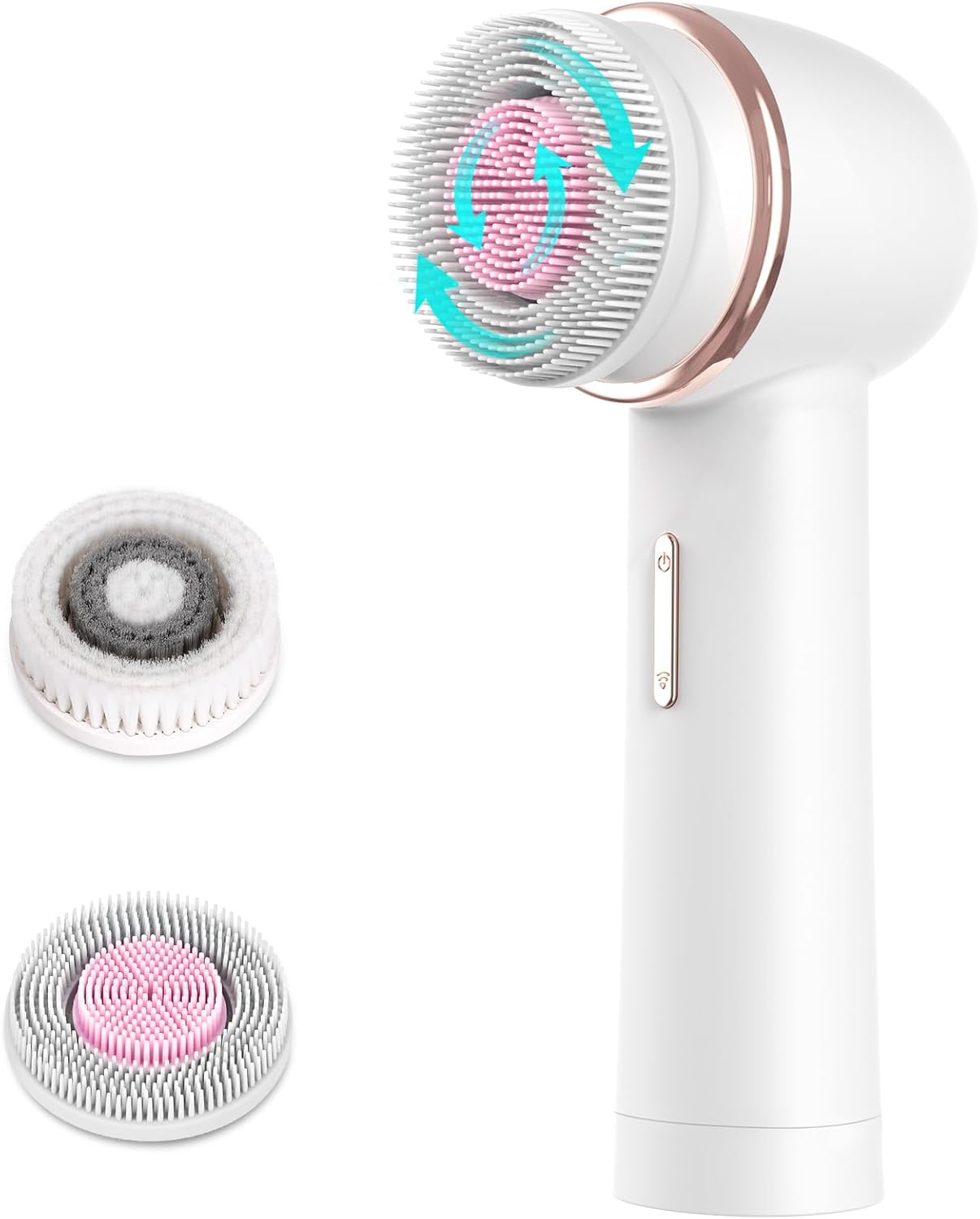 Facial Cleansing Brush MYCARBON Face Brush IPX7 Waterproof Electric Facial Brush...