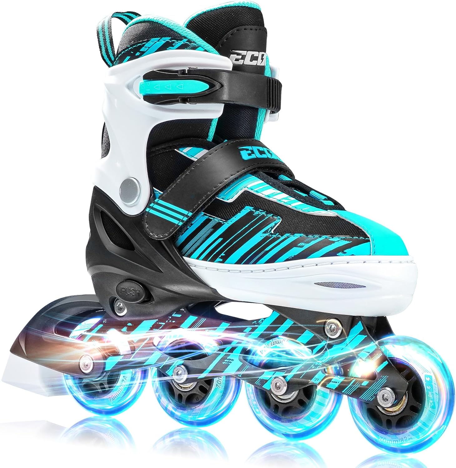 Adjustable Inline Skates Boys and Girls with Light up Wheels，Roller Skates for...
