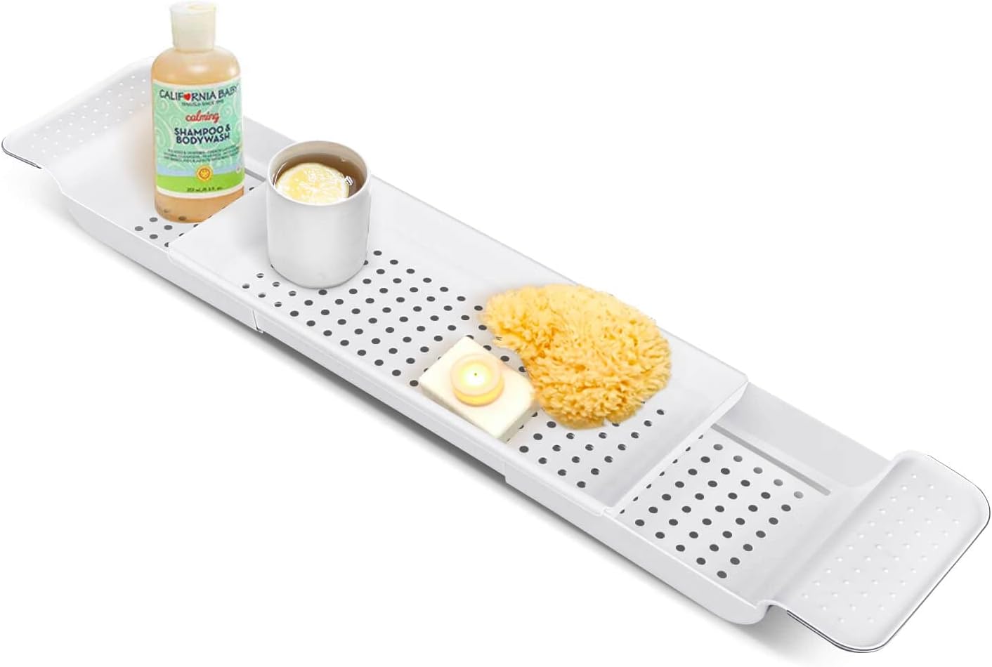 YORKING Bath Rack Trays, Special Adjustable Bathtub Caddy Tray, Innovative Bathr...