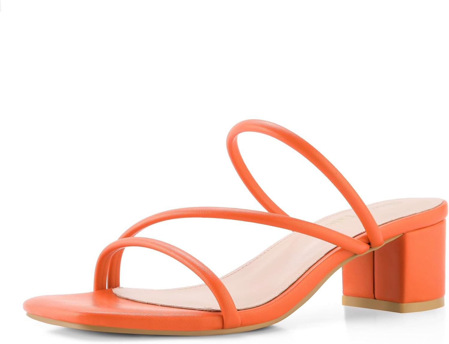 Shoe'N Tale Strappy Heels For Women Low Chunky Block Heel Heeled Sandals Square...