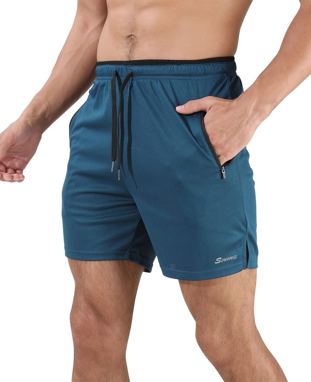 Suwangi Men's Running Shorts, High-Quality Workout Shorts, Innovative Shorts wit...