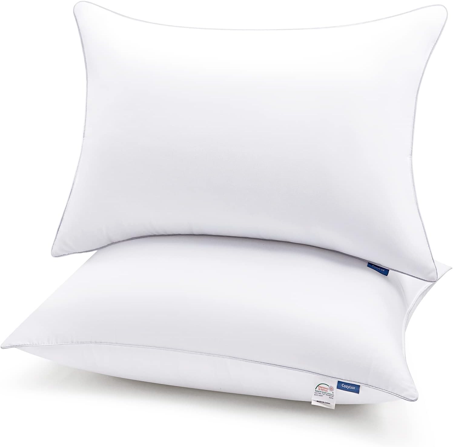 High-Quality CozyLux Pillows, Special King Size Set of 2, Premium Hotel Quality...
