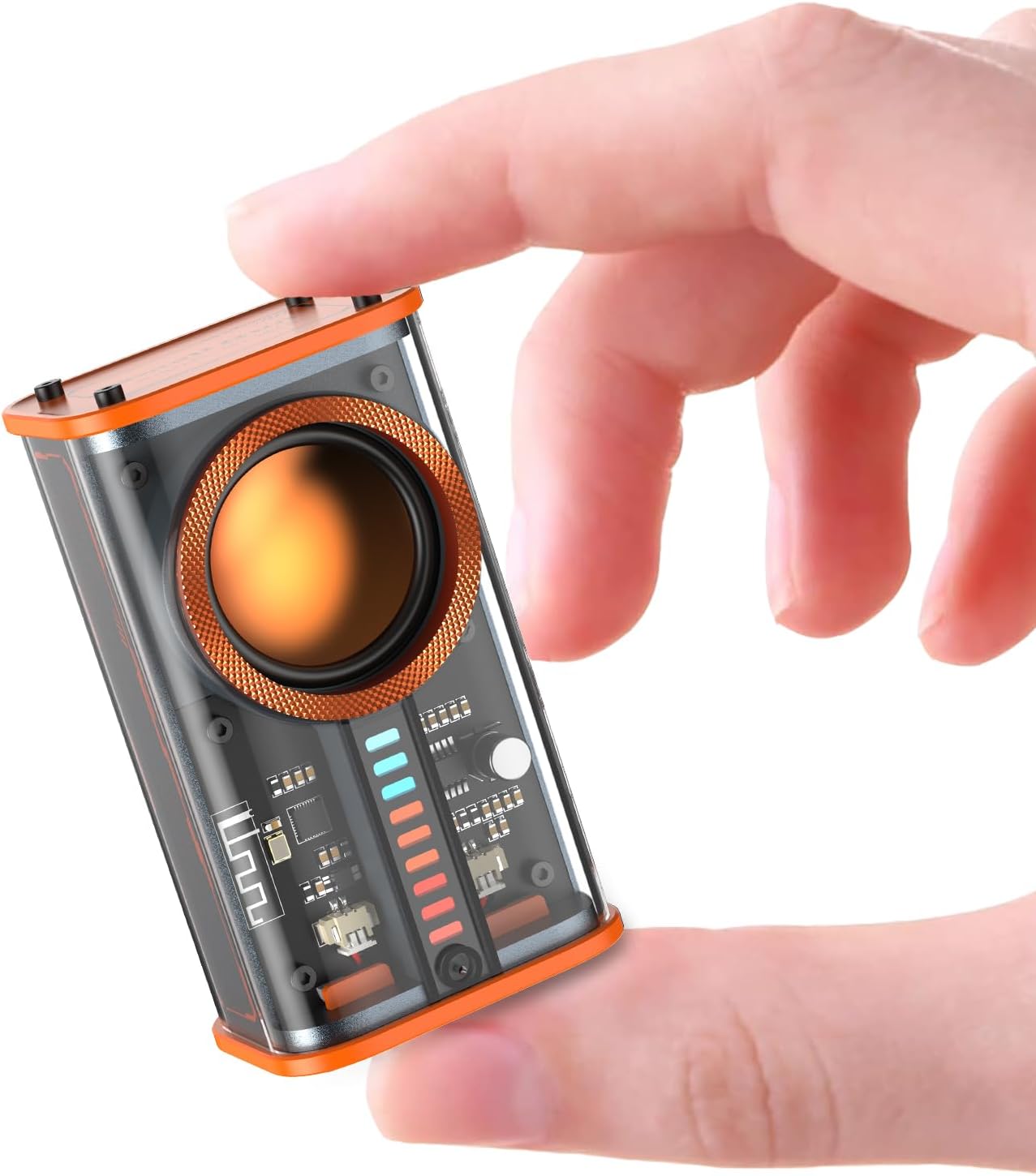Transparent Wireless Bluetooth Speaker, Special Portable Mini Speaker with LED C...