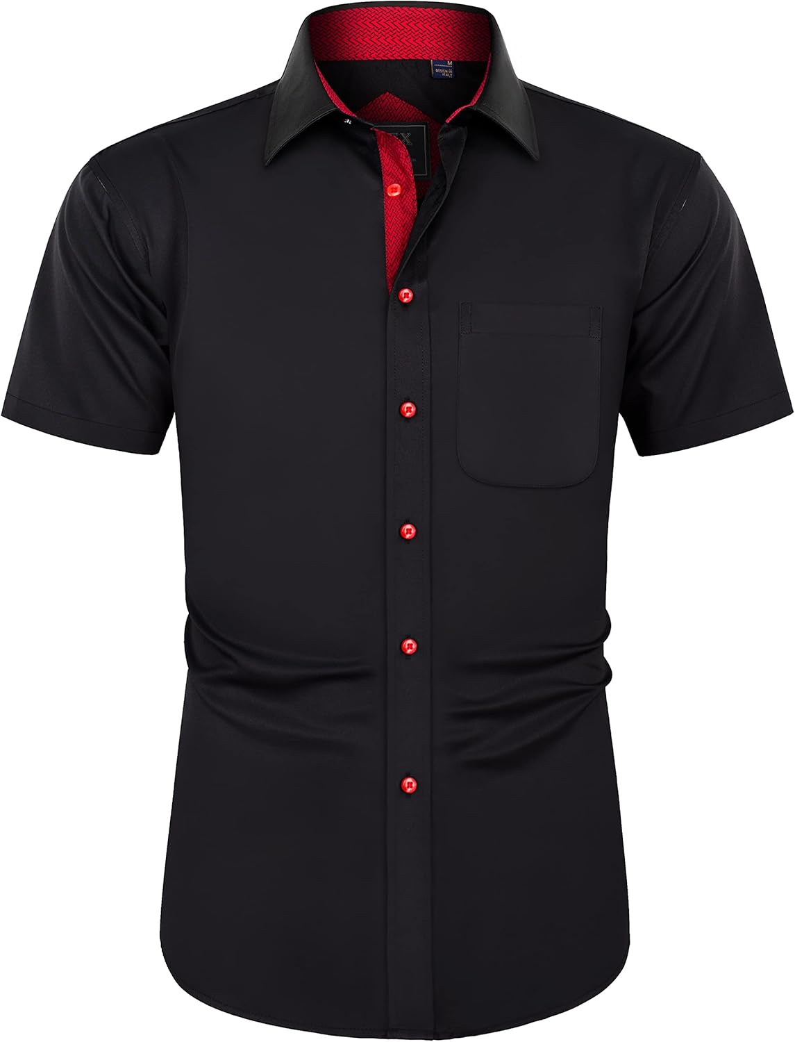 J.VER Men's Short Sleeve Dress Shirt, Special Business Casual Shirt for Men, Inn...
