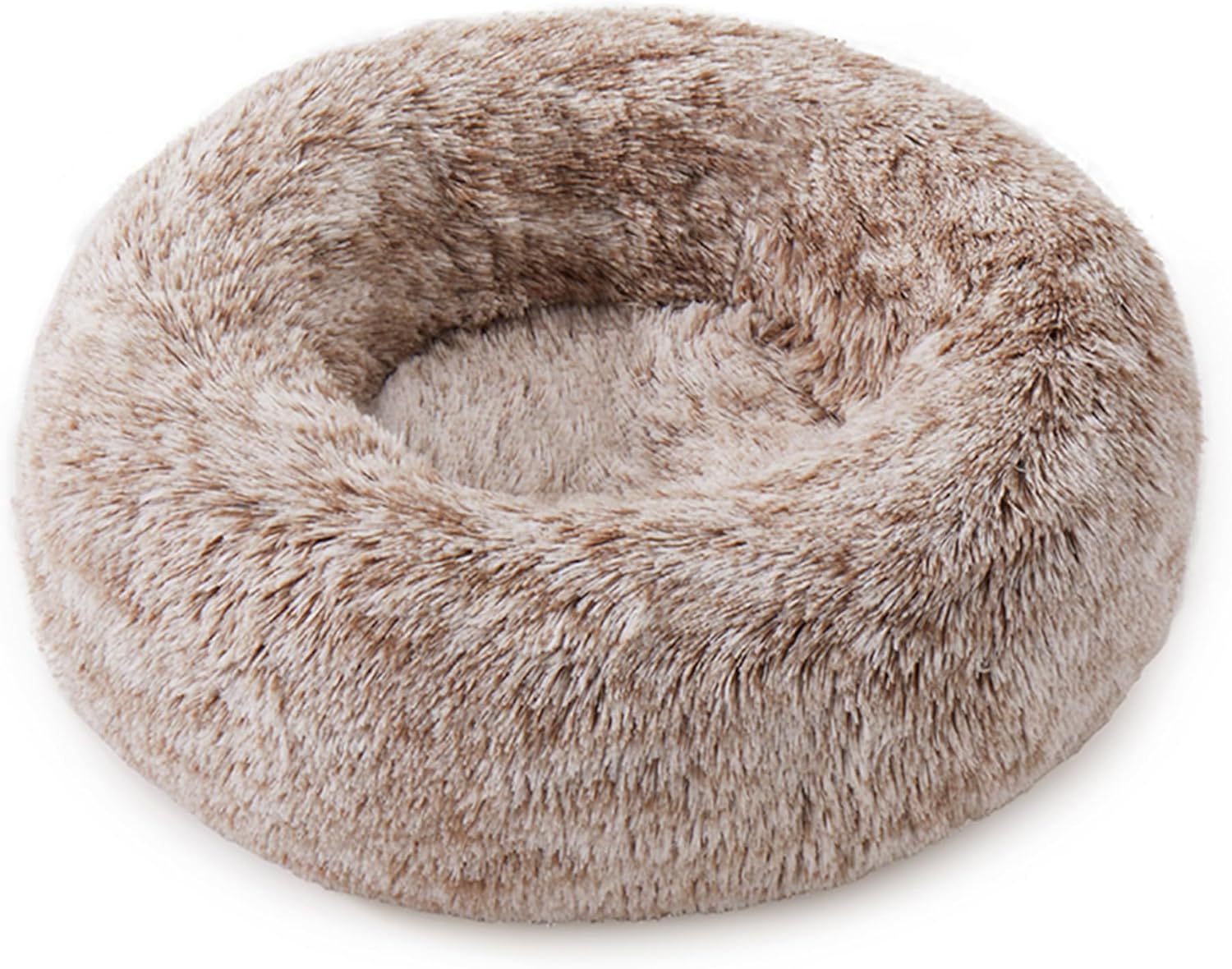 Calming Dog Bed, Special Cozy Soft Round Dog Beds for Medium Large Dogs, Innovat...