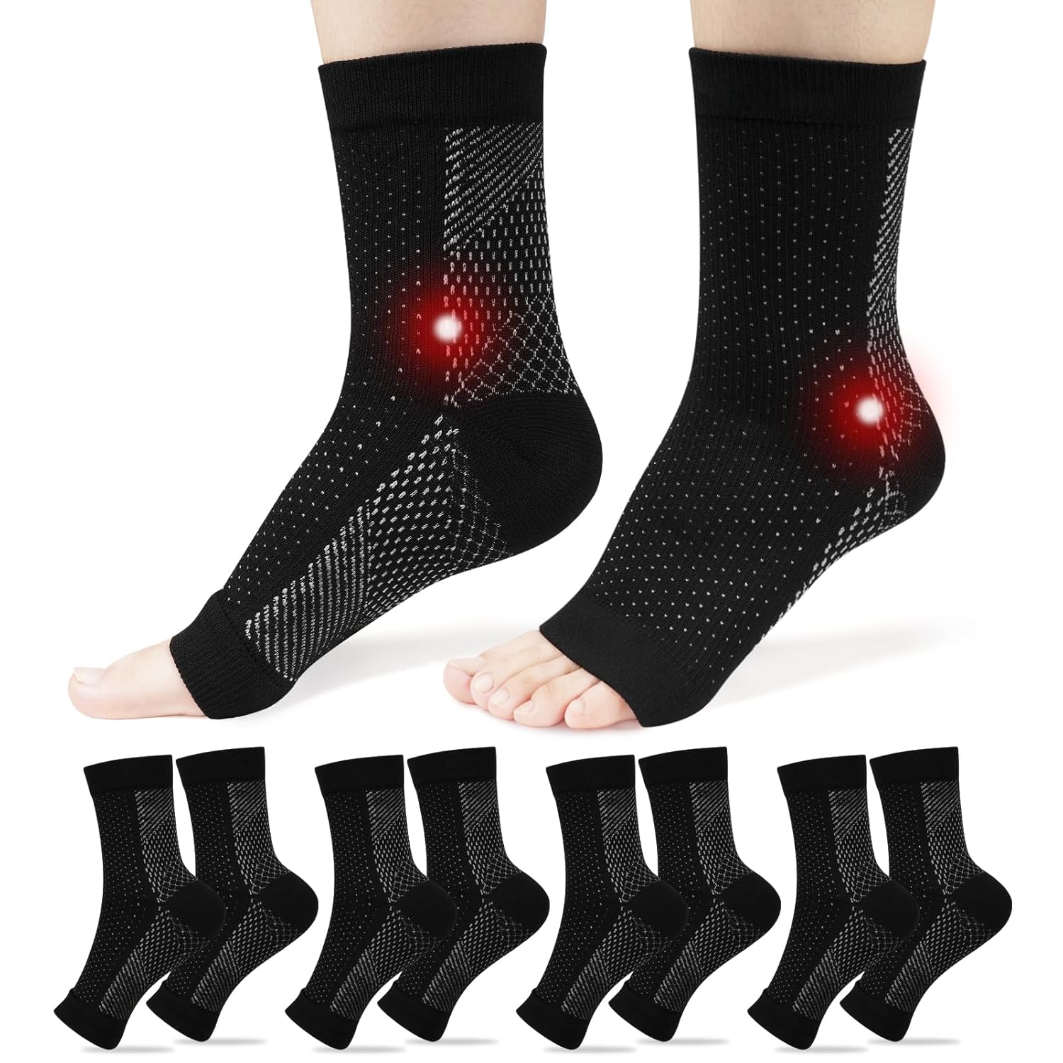 ACWOO Plantar Fasciitis Socks, Special Neuropathy Socks Ankle Compression Socks,...