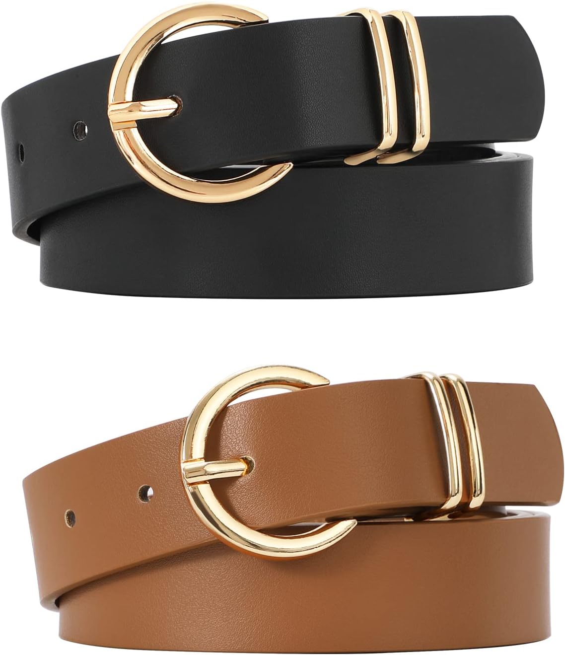 JASGOOD Women's Leather Belts, Special Belts for Jeans Dresses, Fashionable Belt...