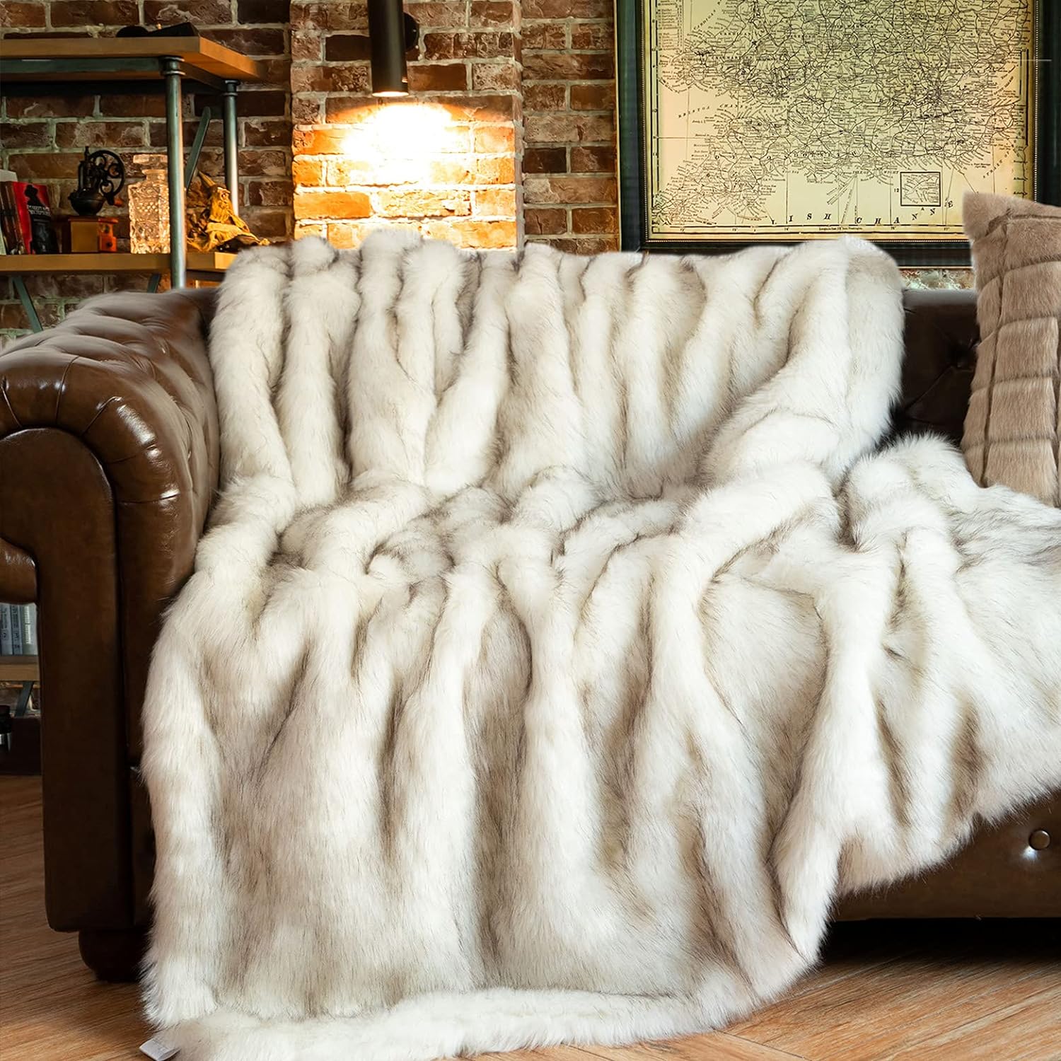BATTILO HOME Throw Blanket, Special Luxury Faux Fur Blanket, High-Quality Fuzzy...