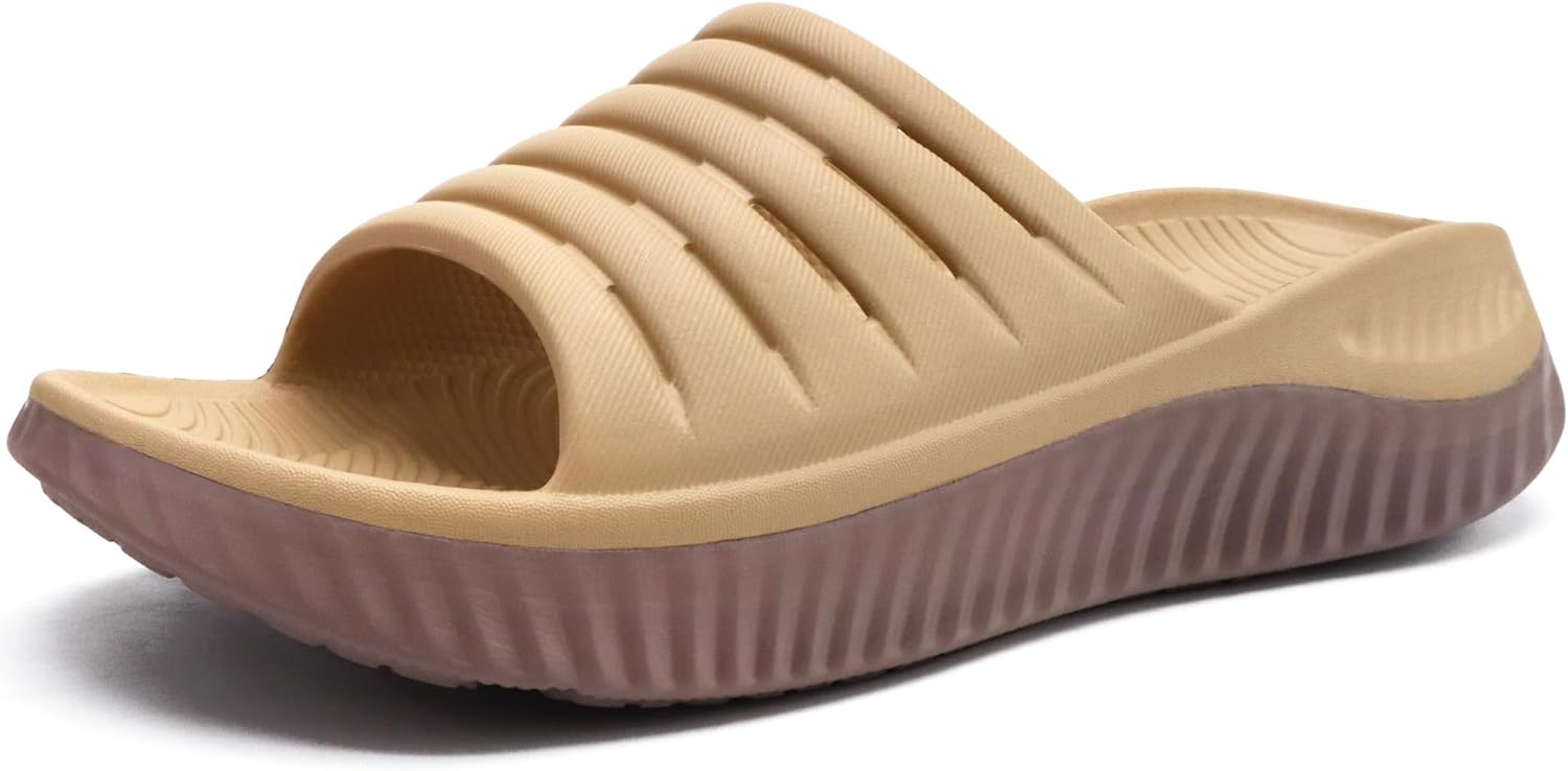 GPOS Womens Slides, Special Recovery Sandals with Orthotic Plantar Fasciitis Rel...