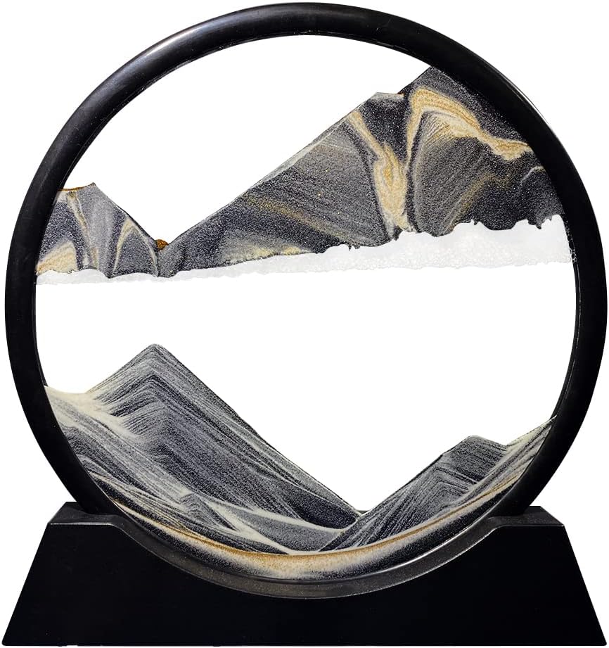Aoderun Moving Sand Art Picture, Special Deep Sea Sandscape in Motion Display, I...
