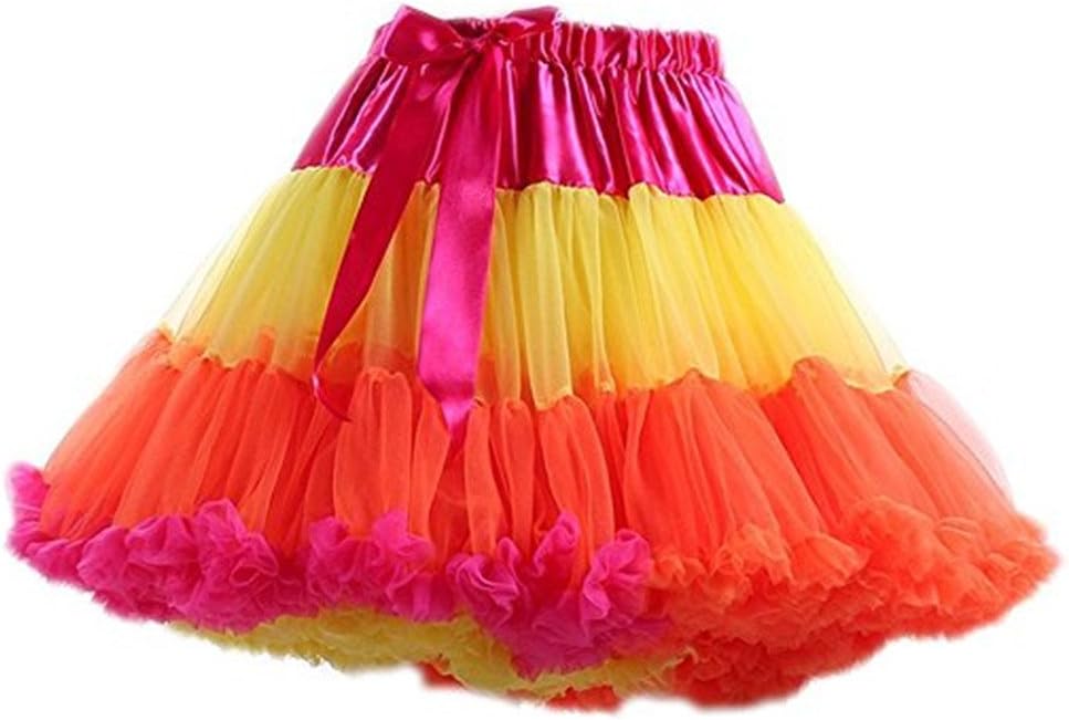 Colyanda Womens Skirt, Special 3-Layered Pleated Tulle Petticoat, Innovative Tut...